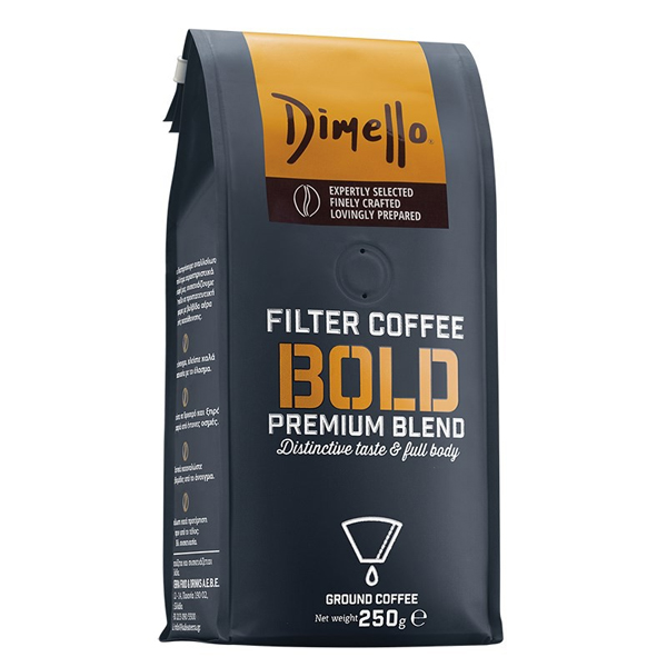 Φίλτρου Bold Αλεσμένο Dimello 250gr