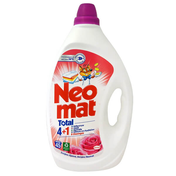 Neomat Mini Gel 2.05lit 45μεζ. Τριαντάφυλλο