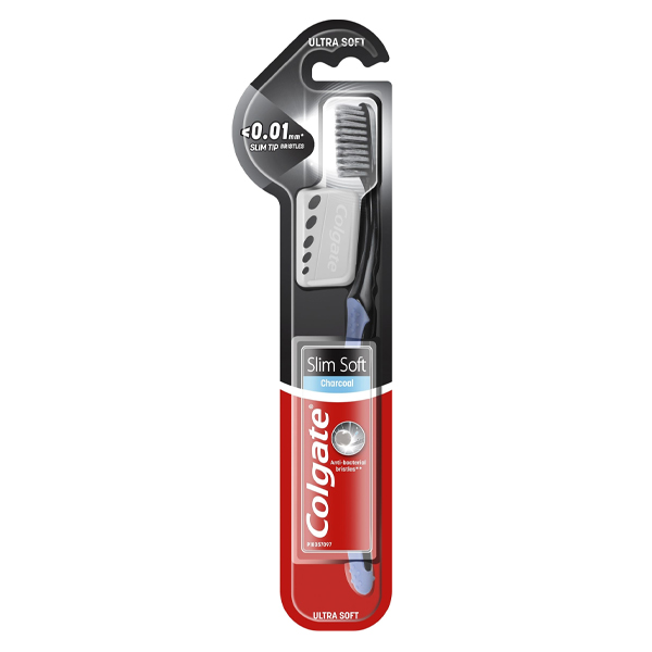 Colgate Οδοντόβουρτσα Slim Soft (Charcoal) (Soft)