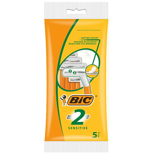 BIC Ξυραφάκια Bilama 5τεμ. (Sensitive) (Orange)