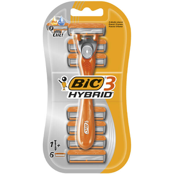 BIC Ξυραφάκια Hybrid 3 - 6 Ανταλλακτικά
