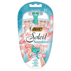 BIC Ξυραφάκια Miss Soleil (3τεμ.) Sensitive Aqua Colours
