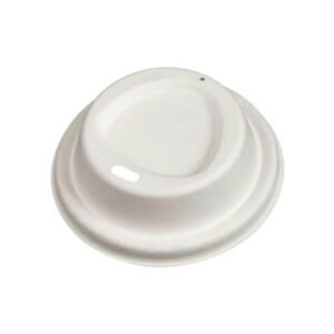 Καπάκι Ζαχαροκάλαμου Πιπίλα Λευκή Fiber 8-12oz 50τεμ 80mm Wood