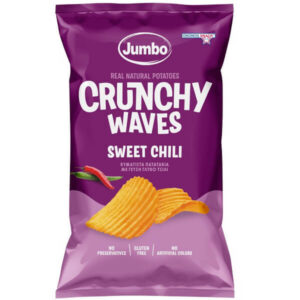 Jumbo Crunchy Chips 90gr (Γλυκό Τσίλι) (Χωρίς Γλουτένη)