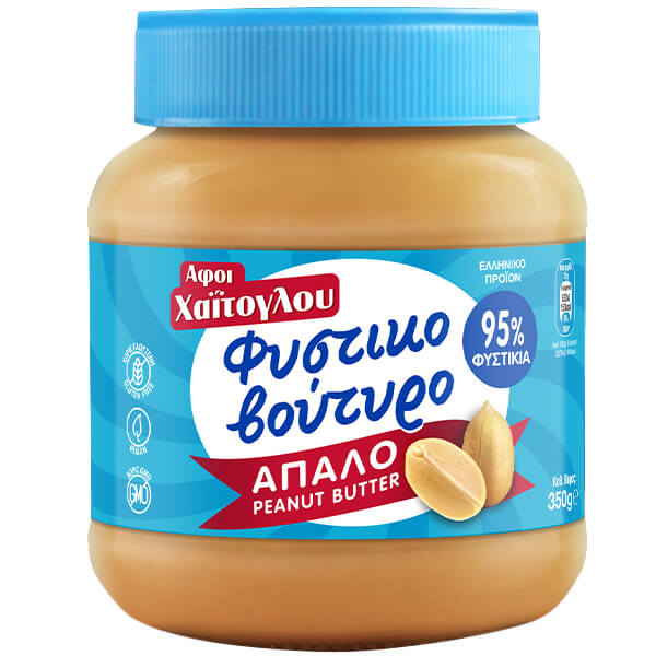 Χαΐτογλου Φυστικοβούτυρο Χωρίς Γλουτένη 350gr (Απαλό)