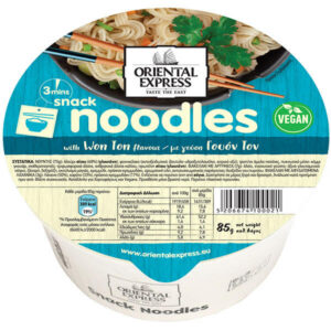 Oriental Express Snack Noodles με Γεύση Γουόν Τον 85gr
