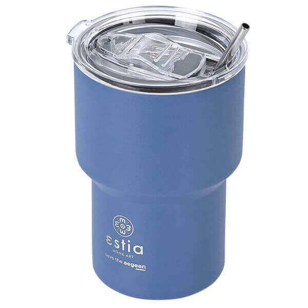 Ecocasa Coffee Mug Lite Save Aegean 400ml Denim Blue
