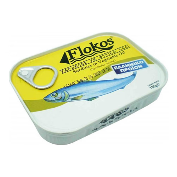 Σαρδέλα Flokos 100gr Σε Φυτικό Λάδι