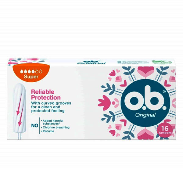 O.B. Tampons Reliable Protection 16τεμ. (Super)