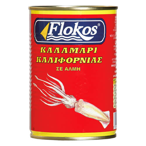 Flokos Καλαμάρι 370gr Σε Φυσικό Χυμό