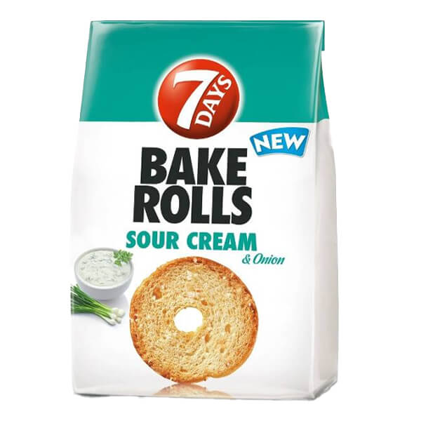 Bake Rolls 80gr - Sour Cream & Onion