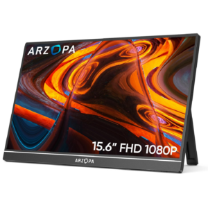 Arzopa Portable Monitor Black 15.6'' FHD 1080P A1