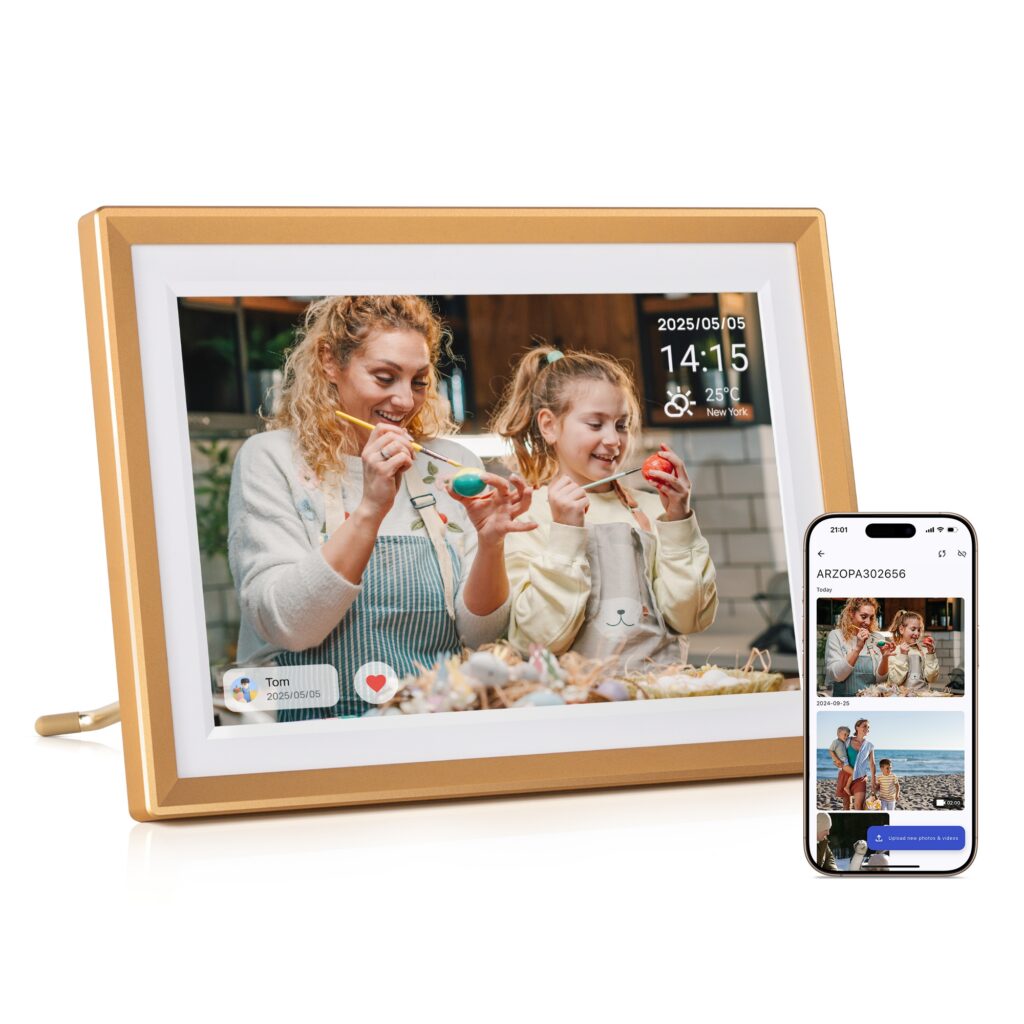 Arzopa Gold Digital Photo Frame 10.1" D10