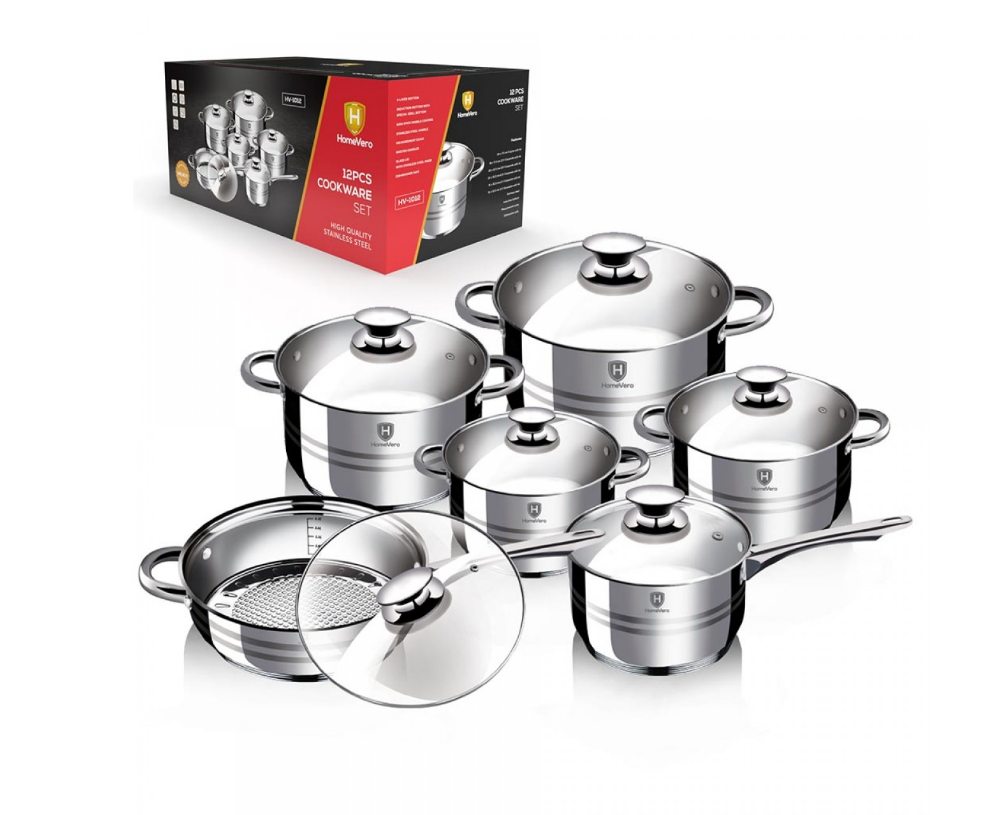 Home Vero Cookware Set 12pcs - Image 3