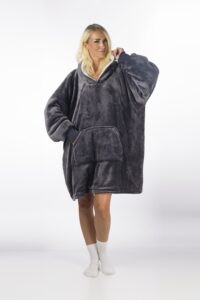 HomeVero Comfort Blanket Grey