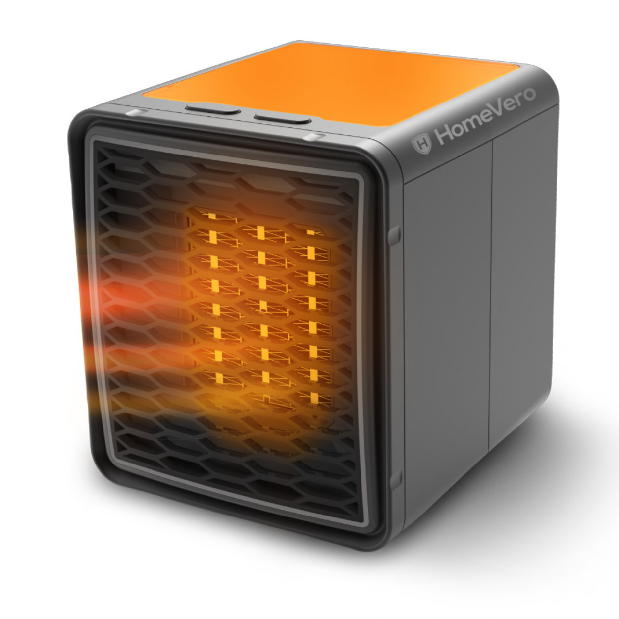 HomeVero Φορητό Αερόθερμο με Φωτισμό 1200W HV-H1200 - Image 2