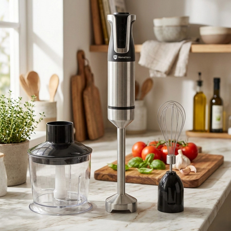 HomeVero Stick Blender Set 800W - Image 3