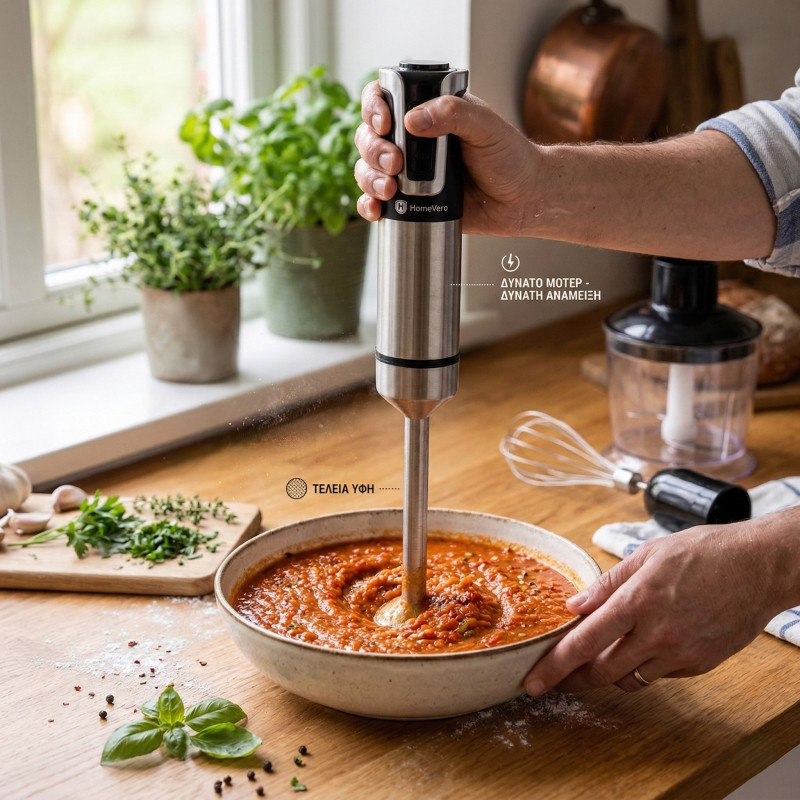 HomeVero Stick Blender Set 800W - Image 4