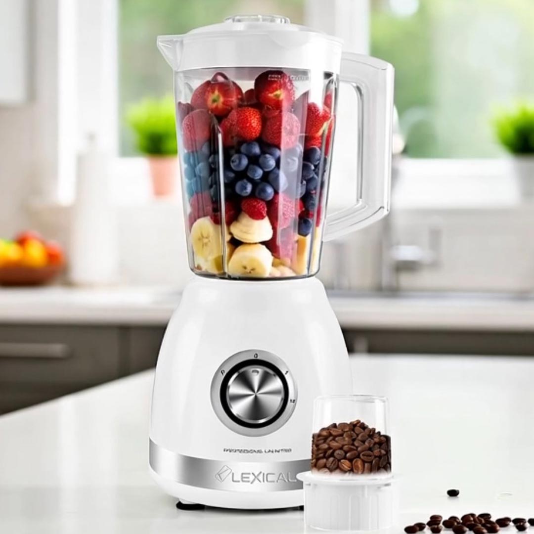 Lexical Blender With Grinder 2 in 1 White LBL-1522-1 - Image 3
