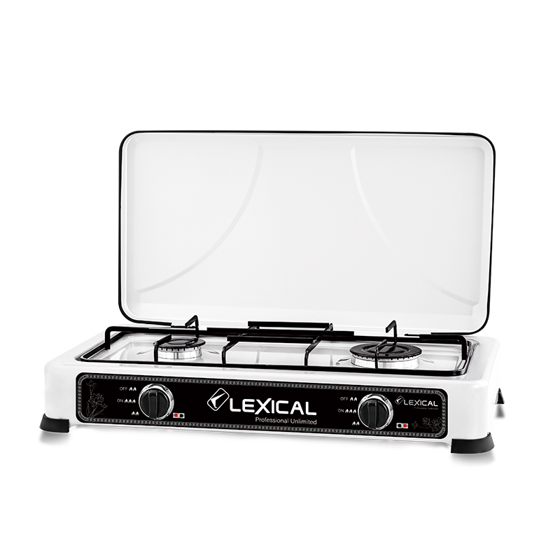 Lexical Gas Stove 2 Burners White LGS-2812-1 - Image 2
