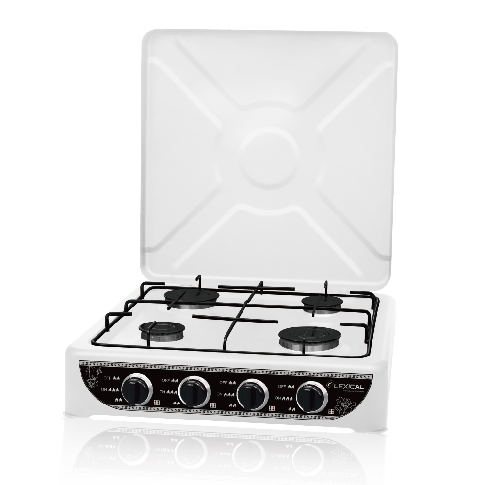Lexical Gas Stove 4 Burners - White LGS-2814-1