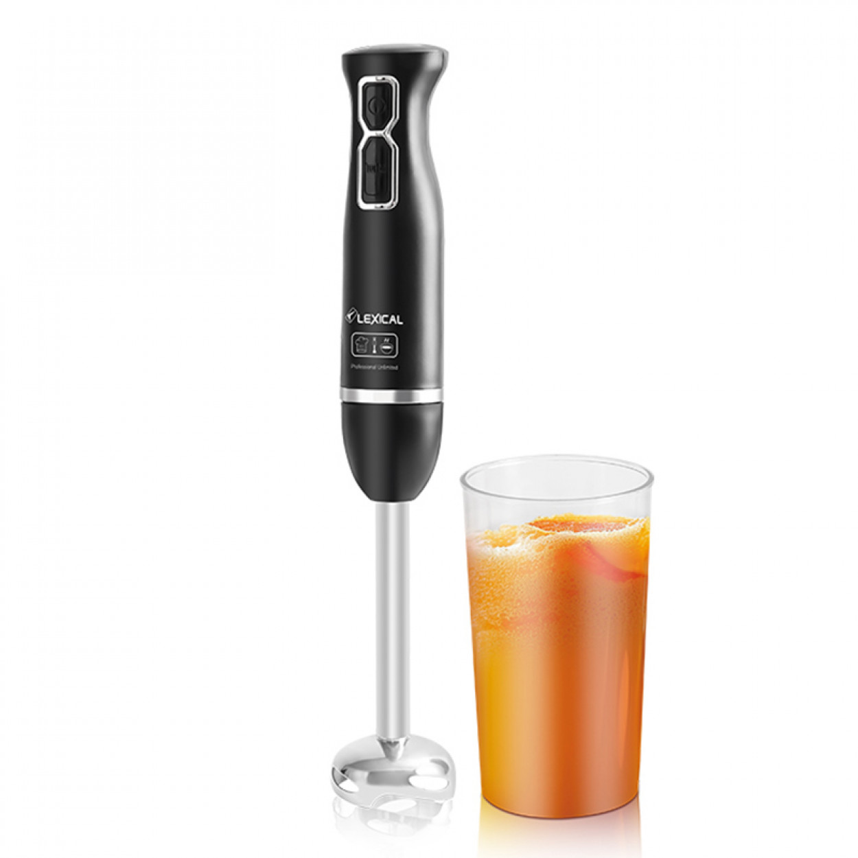 Lexical Hand Blender 250W - with Cup LHB-1603-BLACK