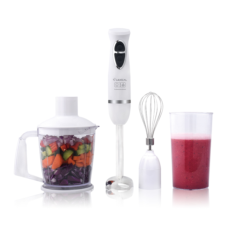 Lexical Hand Blender 600W - 4 in 1 LHB-1604-WHITE