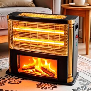 Lexical Quartz Heater Black 2000W LQH-8006-2
