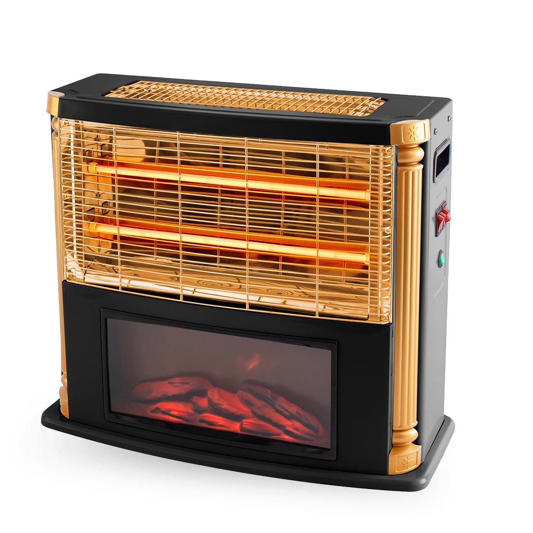 Lexical Quartz Heater Black 2000W LQH-8006-2 - Image 2