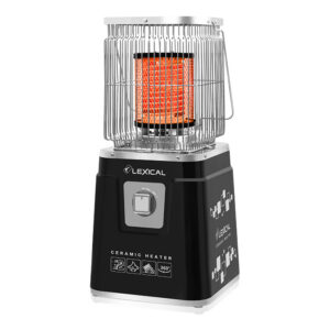Lexical Ceramic Heater Black LQH-8010-2