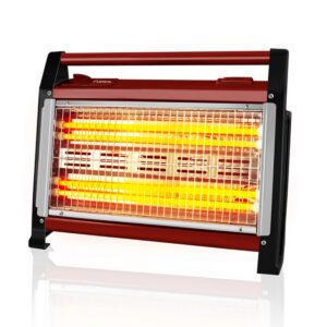 Lexical Quartz Heater Red 1600W LQH-8023-4