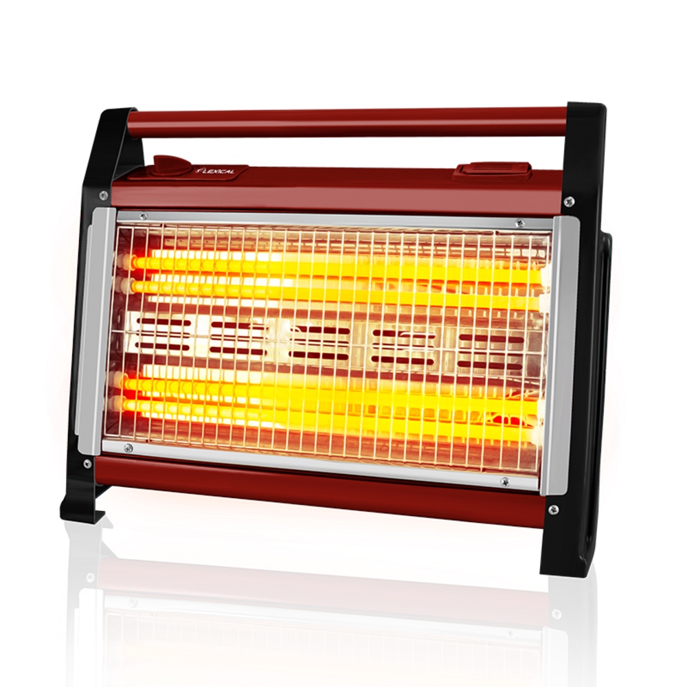 Lexical Quartz Heater Red 1600W LQH-8023-4