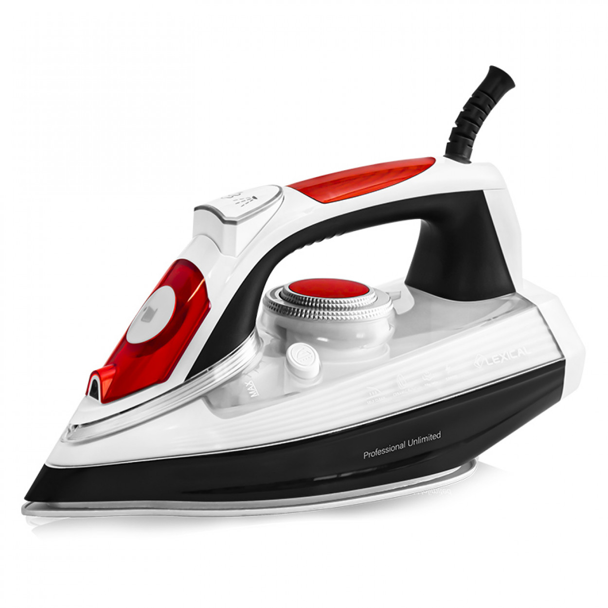 Lexical Σίδερο Ατμού 2200W - Lexical Σίδερο Ατμού - 2200W LSI-1009-RED