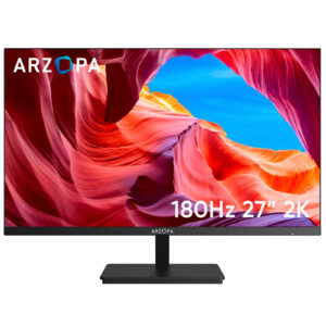 Arzopa Gaming Monitor Black 27" 180Hz 2K QHD M1RC