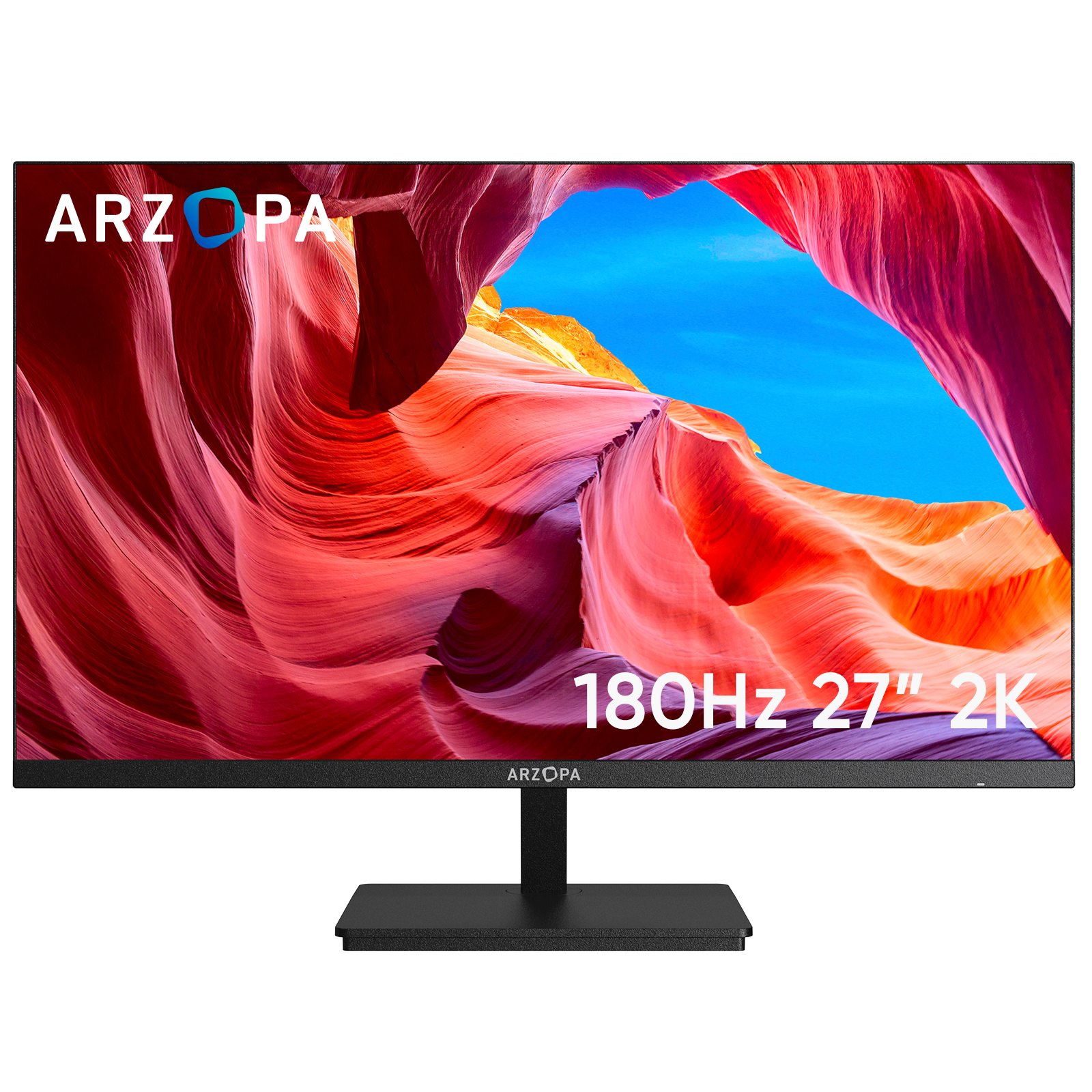 Gaming Monitor 27" 180Hz - Arzopa Black 27" 180Hz 2K QHD M1RC
