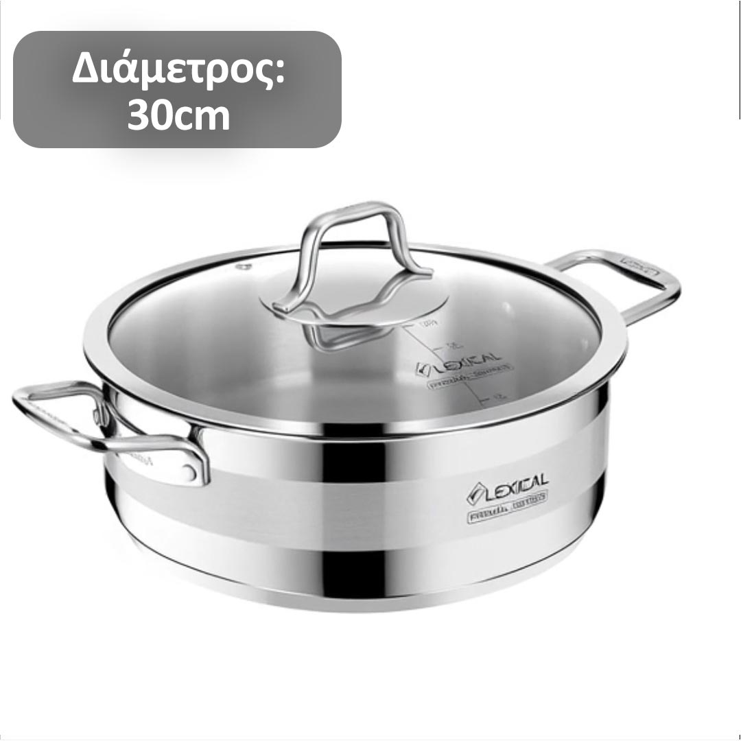 Lexical S/S Single Low Casserole Primal Series SLC-80602-30S - Image 2