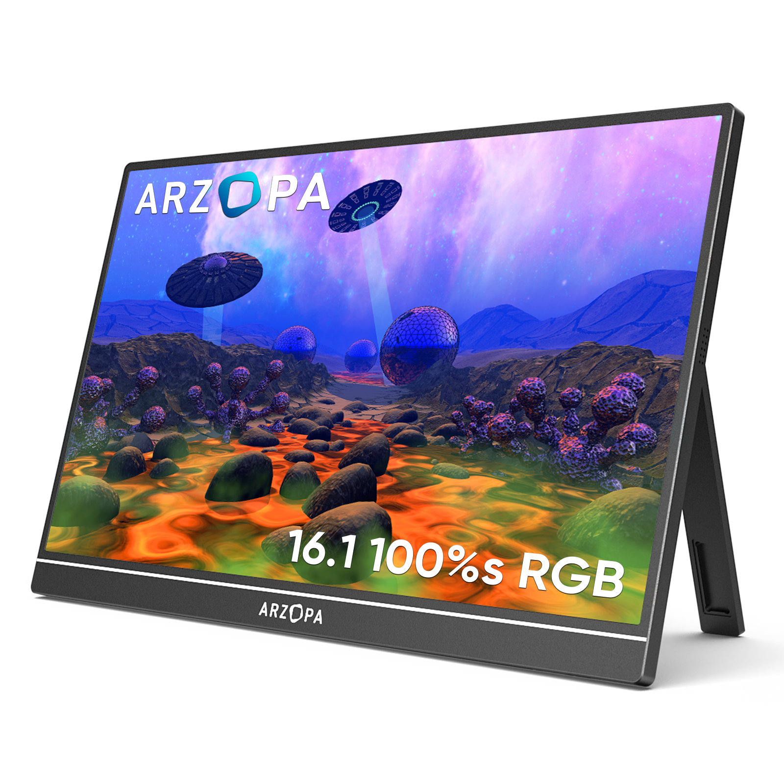Portable Monitor 16.1 FHD - Portable Monitor 16.1" FHD - Arzopa Black Z1C