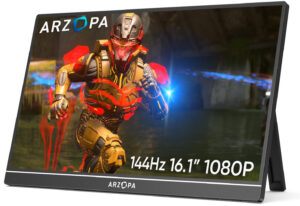 Arzopa Portable Gaming Monitor 16.1" Screen Z1FC-BLK