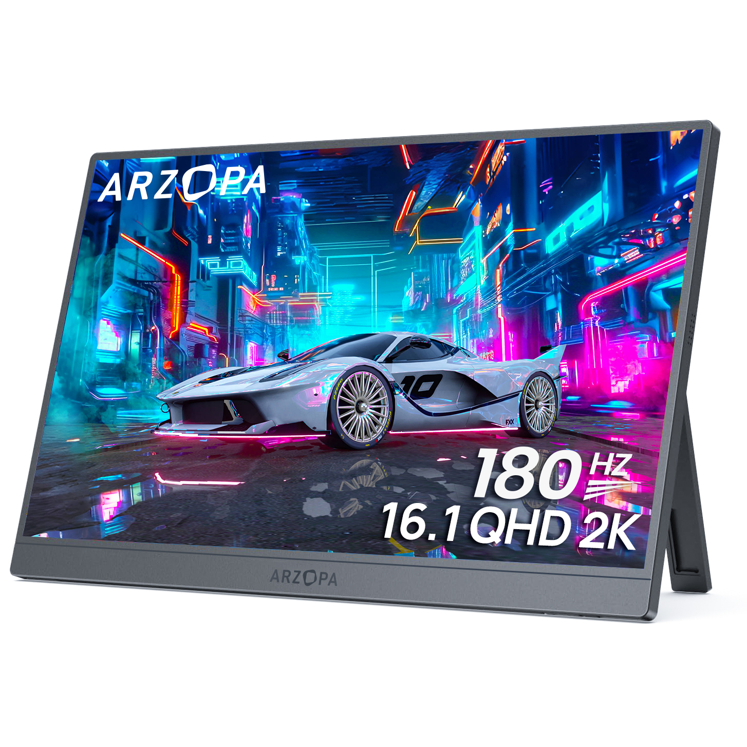 Portable Gaming Monitor 180Hz - Arzopa 16.1" Space Grey 2K QHD Z3FC
