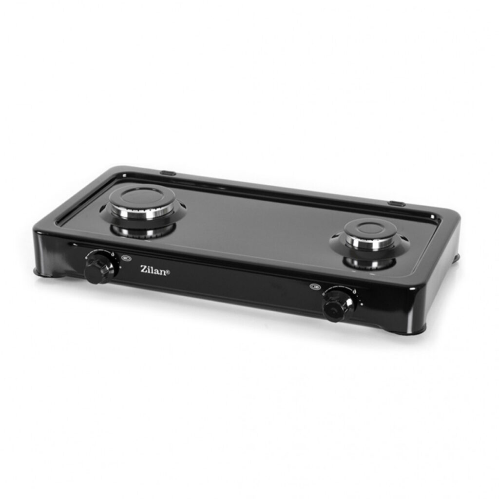Gas Cooker Two Burners (Black) Zilan
