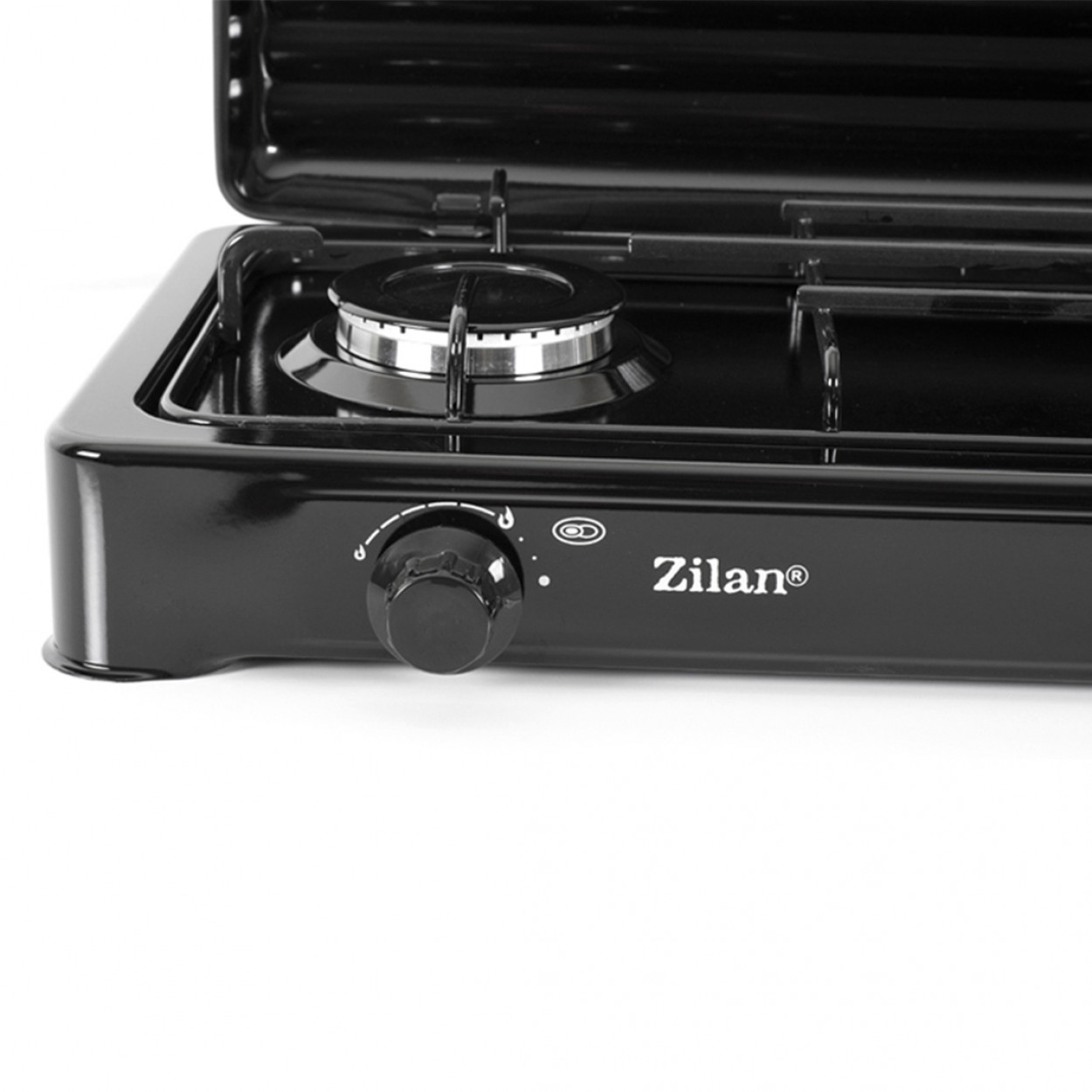 Gas Cooker Two Burners (Black) Zilan - Image 3