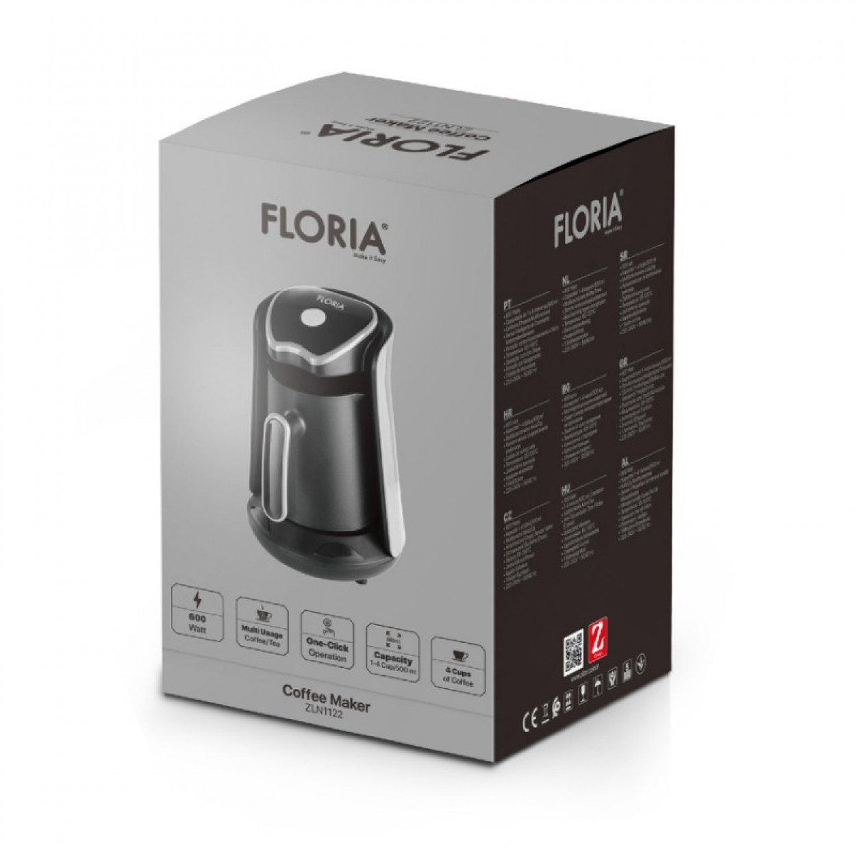 Coffee Maker Single 600W 500ml ZLN1122 - Image 3