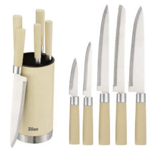 Knife Set 6 Pcs Crem Zilan ZLN1610