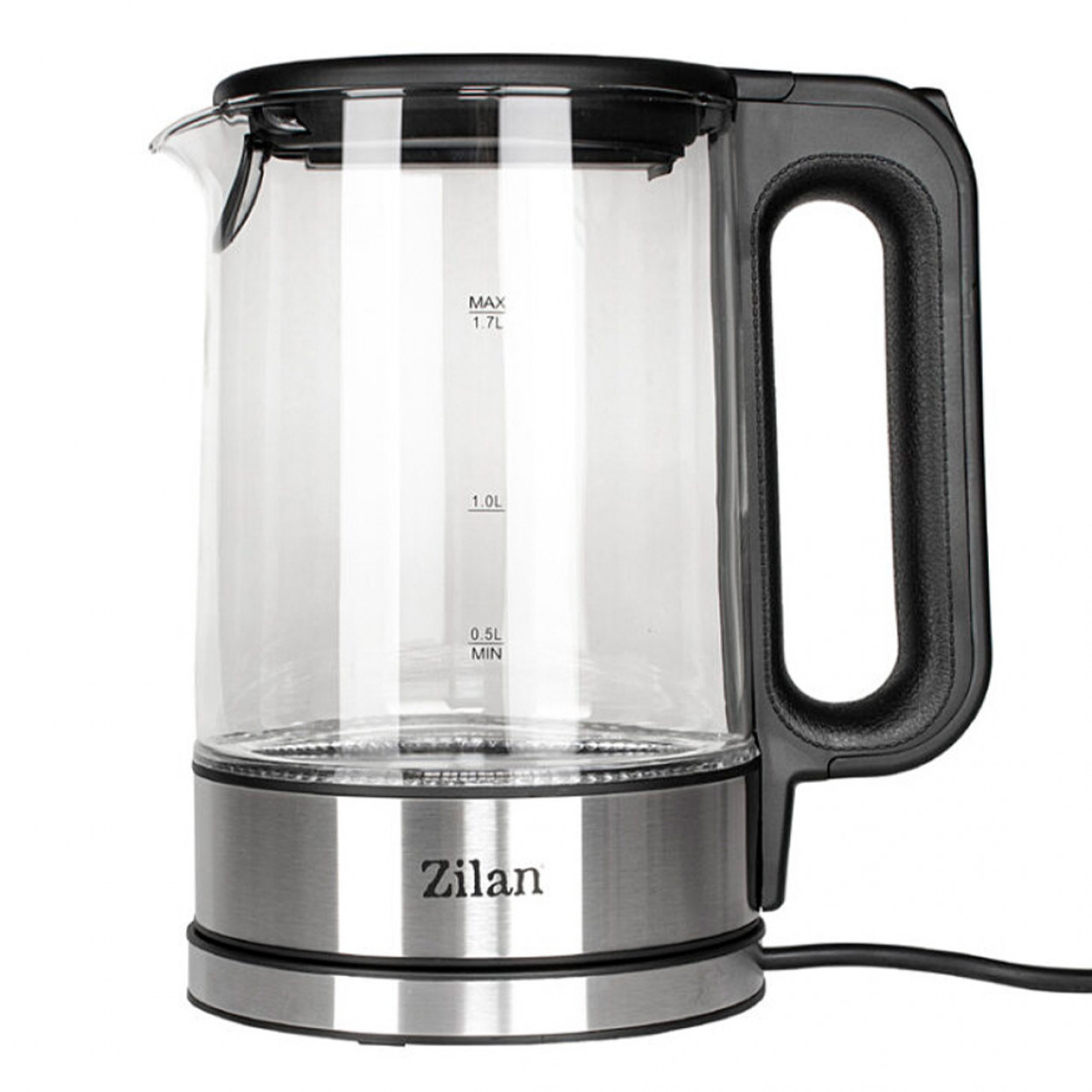 Zilan Electrical Glass Kettle - 1.7L 1800W