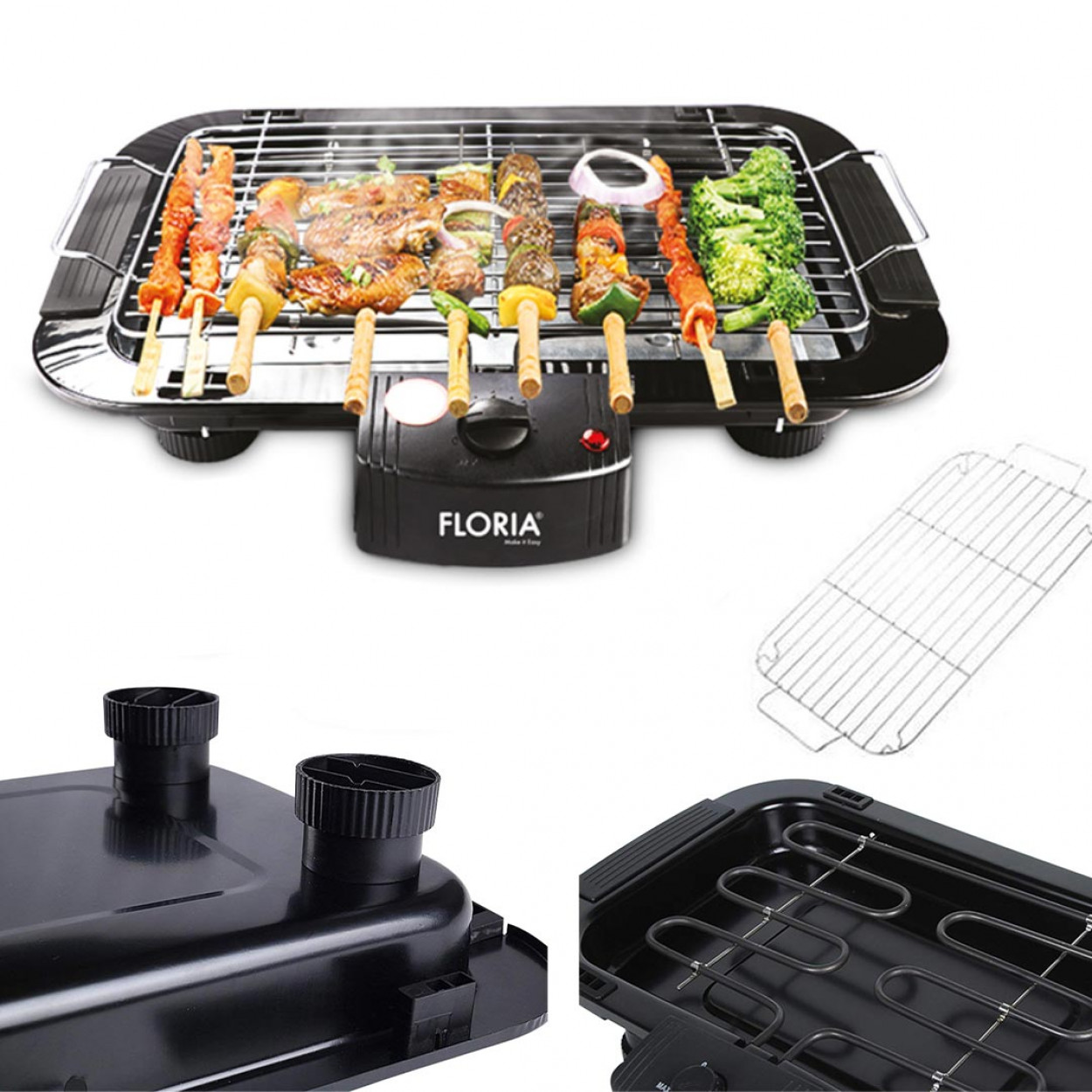 Barbeque Grill 2000W ZLN2867 - Image 3