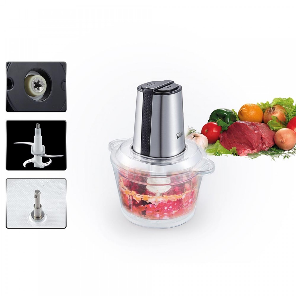 Mini Chopper 1.6L 300W ZLN3888 - Image 6