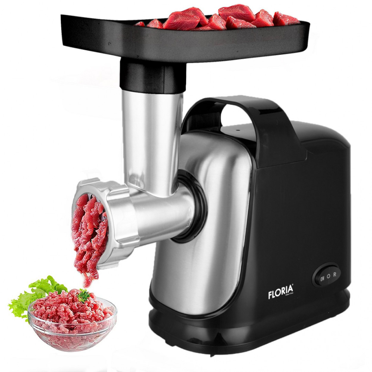 Meat Grinder Black 1300W Zilan - Image 2