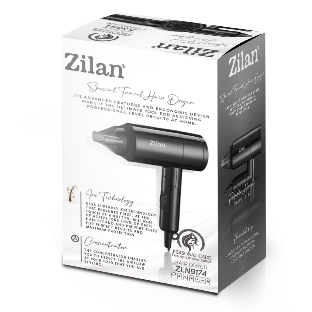 Hair Dryer (Panacea) 1800W ZLN9174 - Image 4