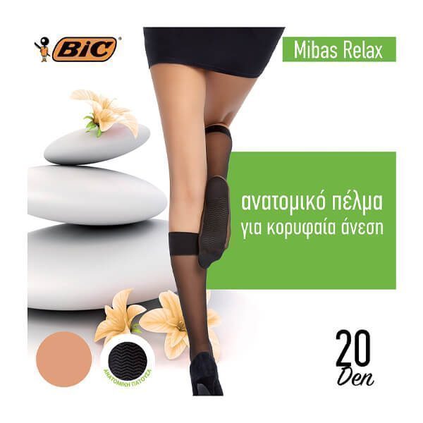 BIC Καλτσάκι Mibas Relax 20den One Size (Μέλι)