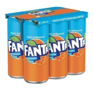 Fanta Πορτοκαλάδα Μπλε 6x330ml